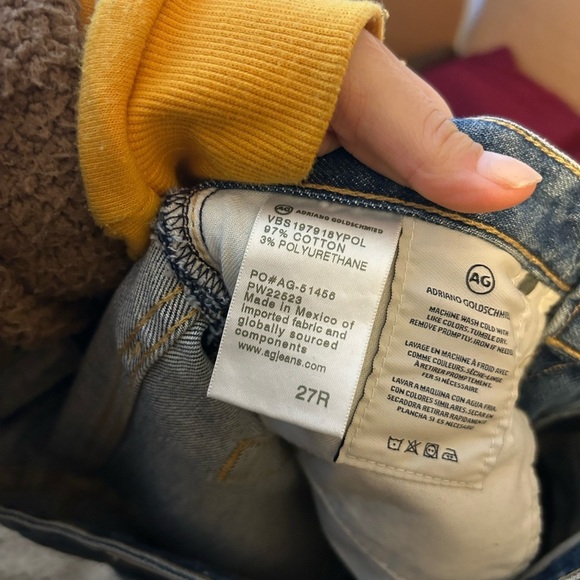 AG Adriano Goldschmied Alexxis Contour 360 High Rise Vintage Straight Leg Jeans - Picture 4 of 5